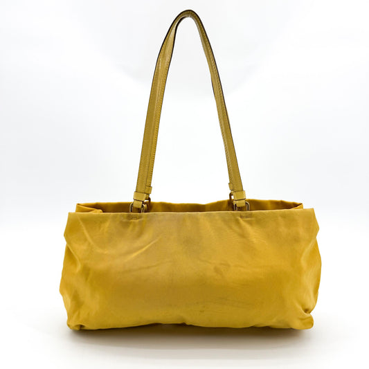 Prada Tessuto Nylon Crossbody Bag Yellow