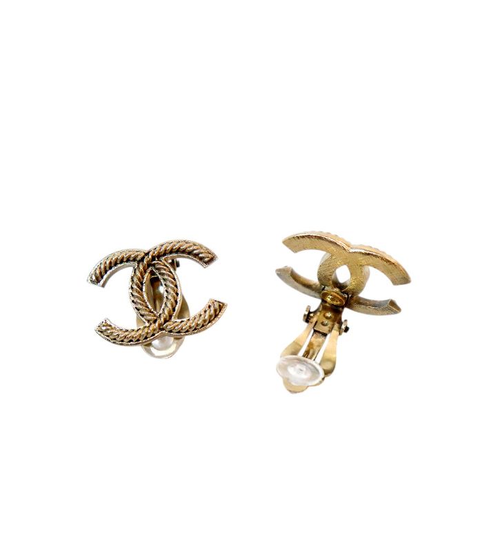 Chanel Twist CC Earrings
