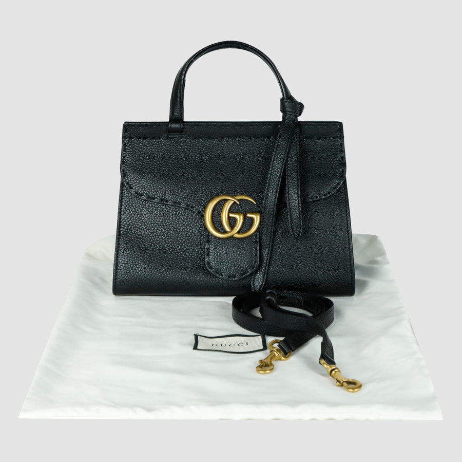 Mini GG Marmont Top Handle Tote Bag Shoulder Bag 442622