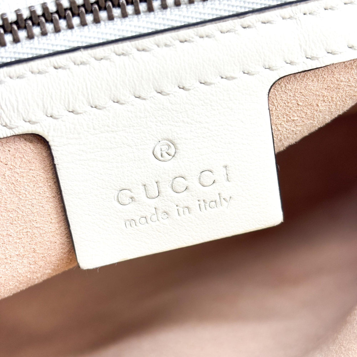 Gucci GG Marmont Small Matelassé Shoulder Bag White