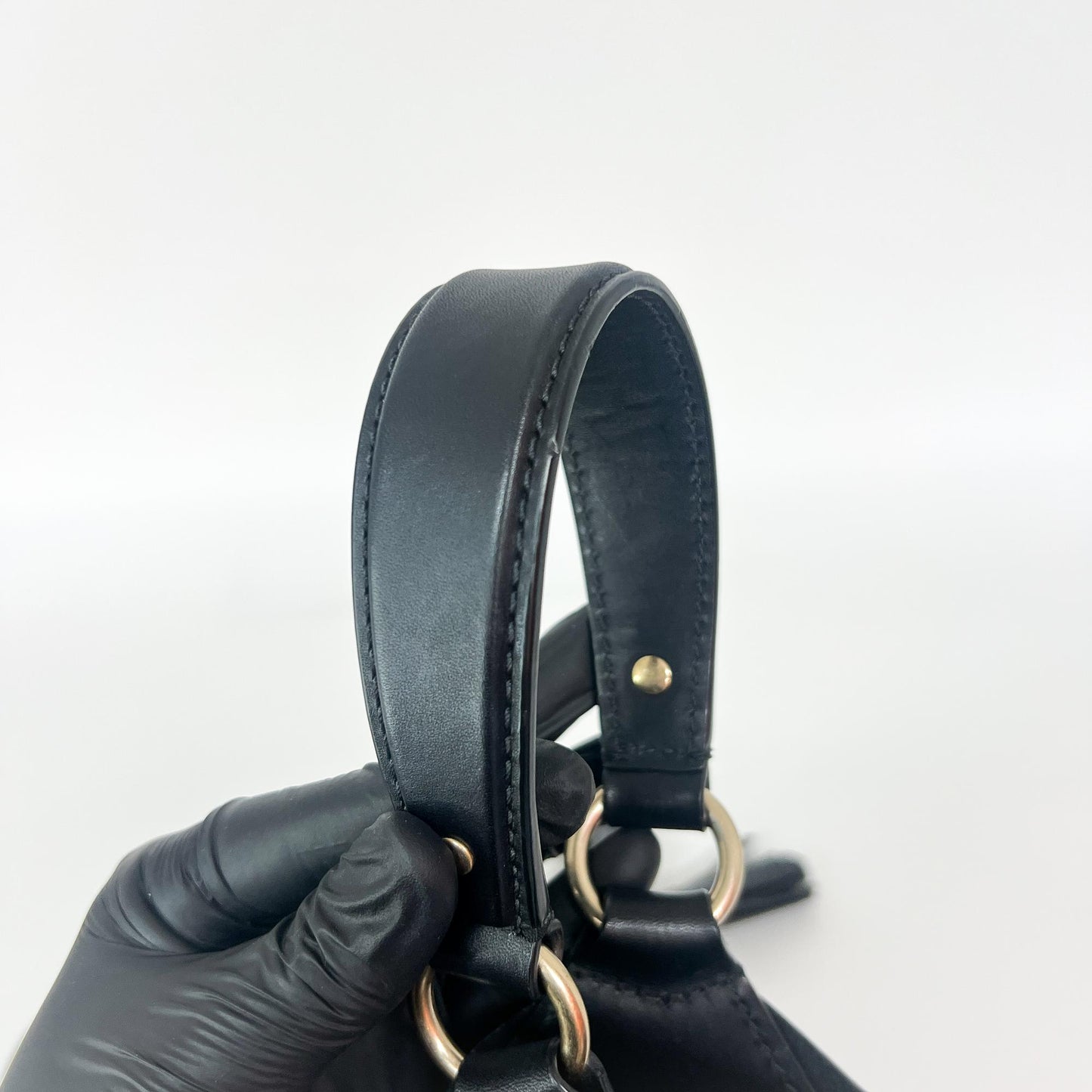 Burberry Leather Ashby Tassel Hobo Shoulder Bag