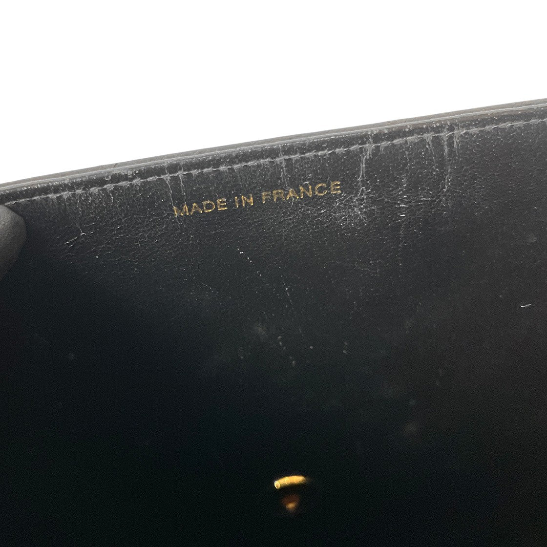 Chanel Black Caviar Quilted Big CC Briefcase
