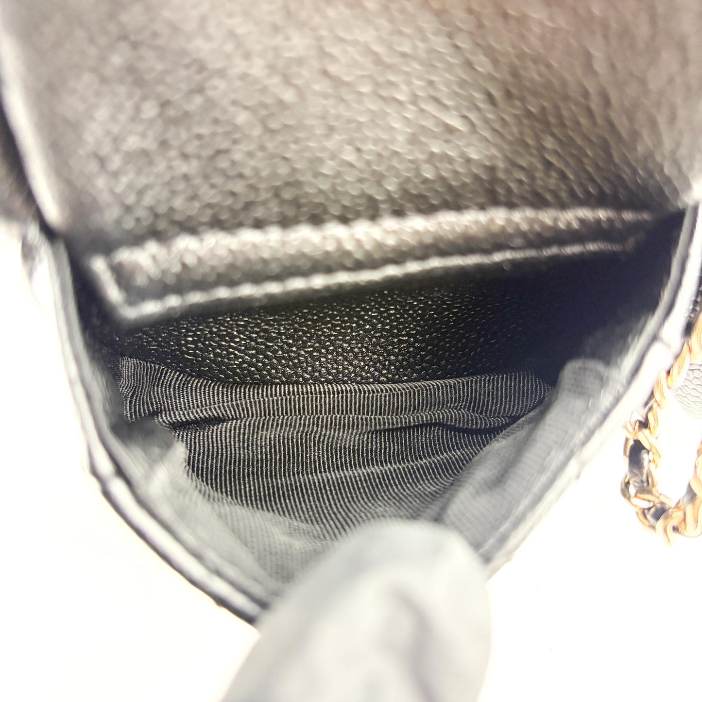 Chanel Caviar Dumas Backpack Medium Gold Hardware Black