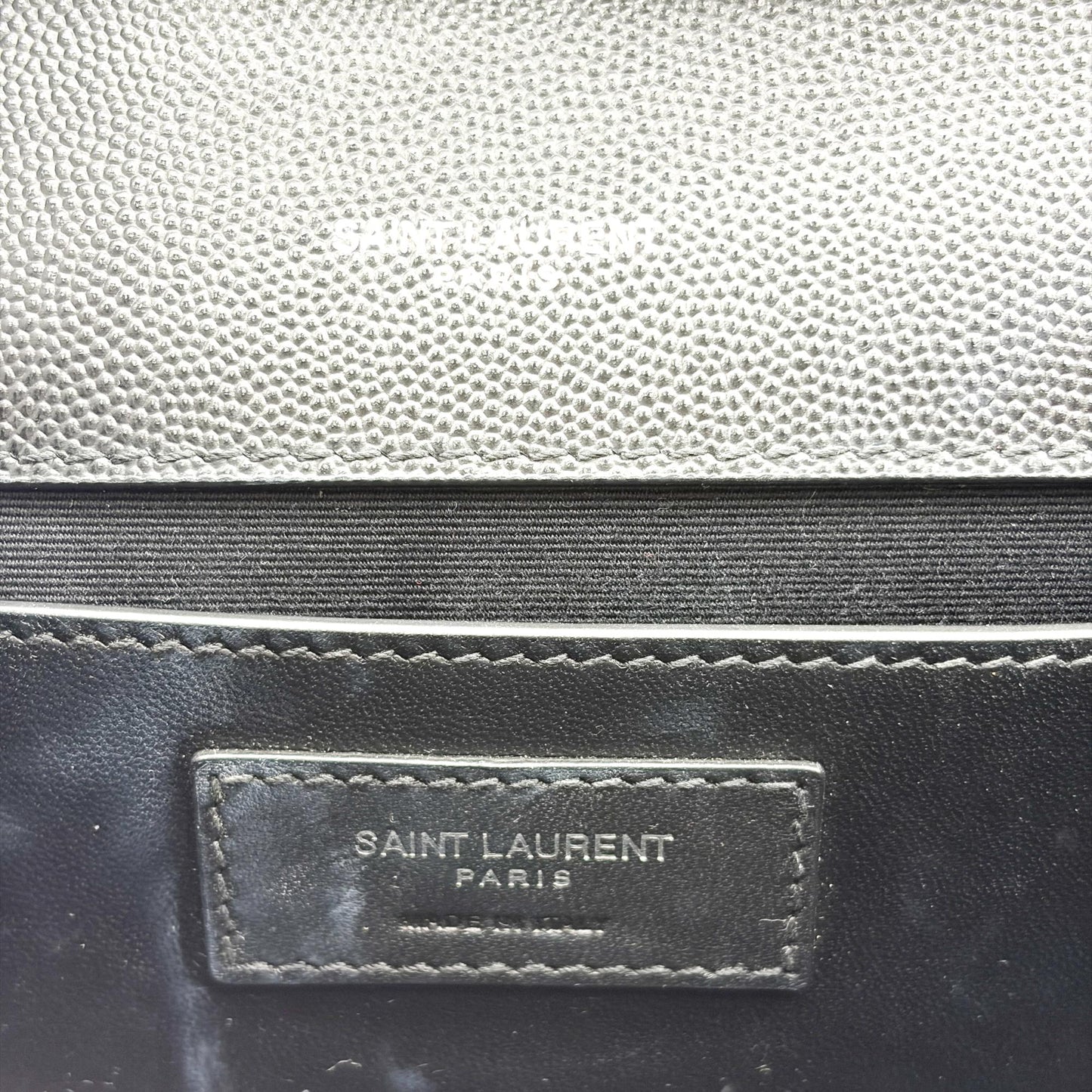 Saint Laurent Medium Kate Shoulder Bag Black with Silver Hardware