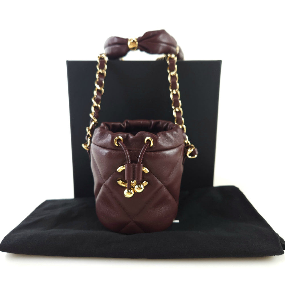 Mini Pillow Crush Bucket Bag Crossbody Bag AP2330