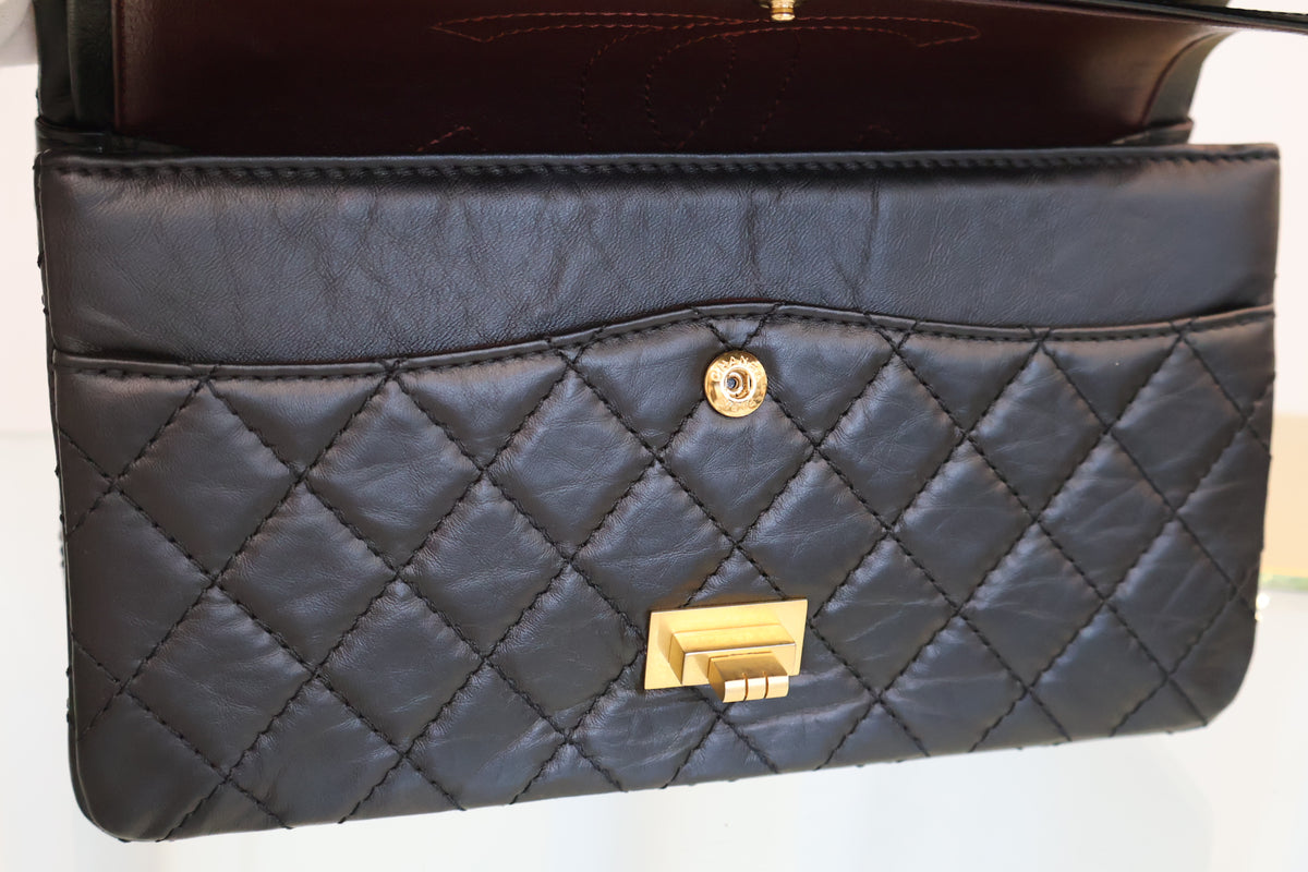 2.55 Vintage Gold Flap Chain Shoulder Bag A37586