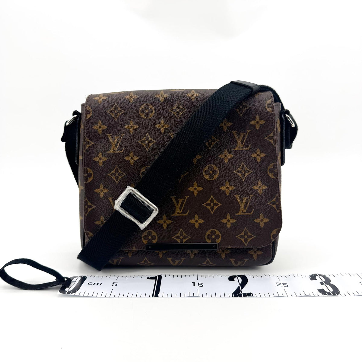 Louis Vuitton Monogram Macassar District PM Crossbody Bag