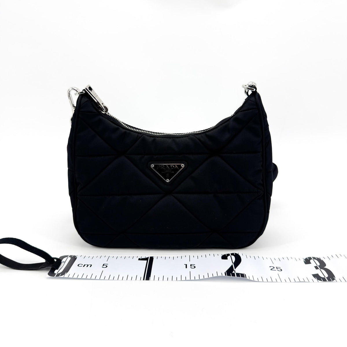 Prada Re-Edition 2005 Quilted Re-Nylon Padded Crossbody Bag Black