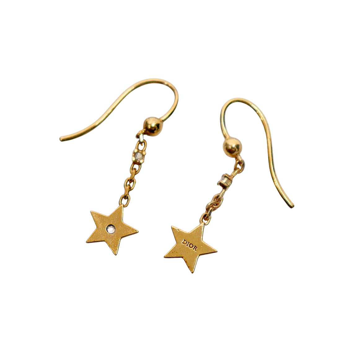Dior Star Gold Earrings
