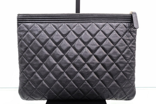 Caviar Boy Clutch New Medium A84406 Purchased at a department store
