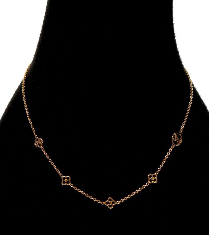 Louis Vuitton LV Flower Gold Necklace