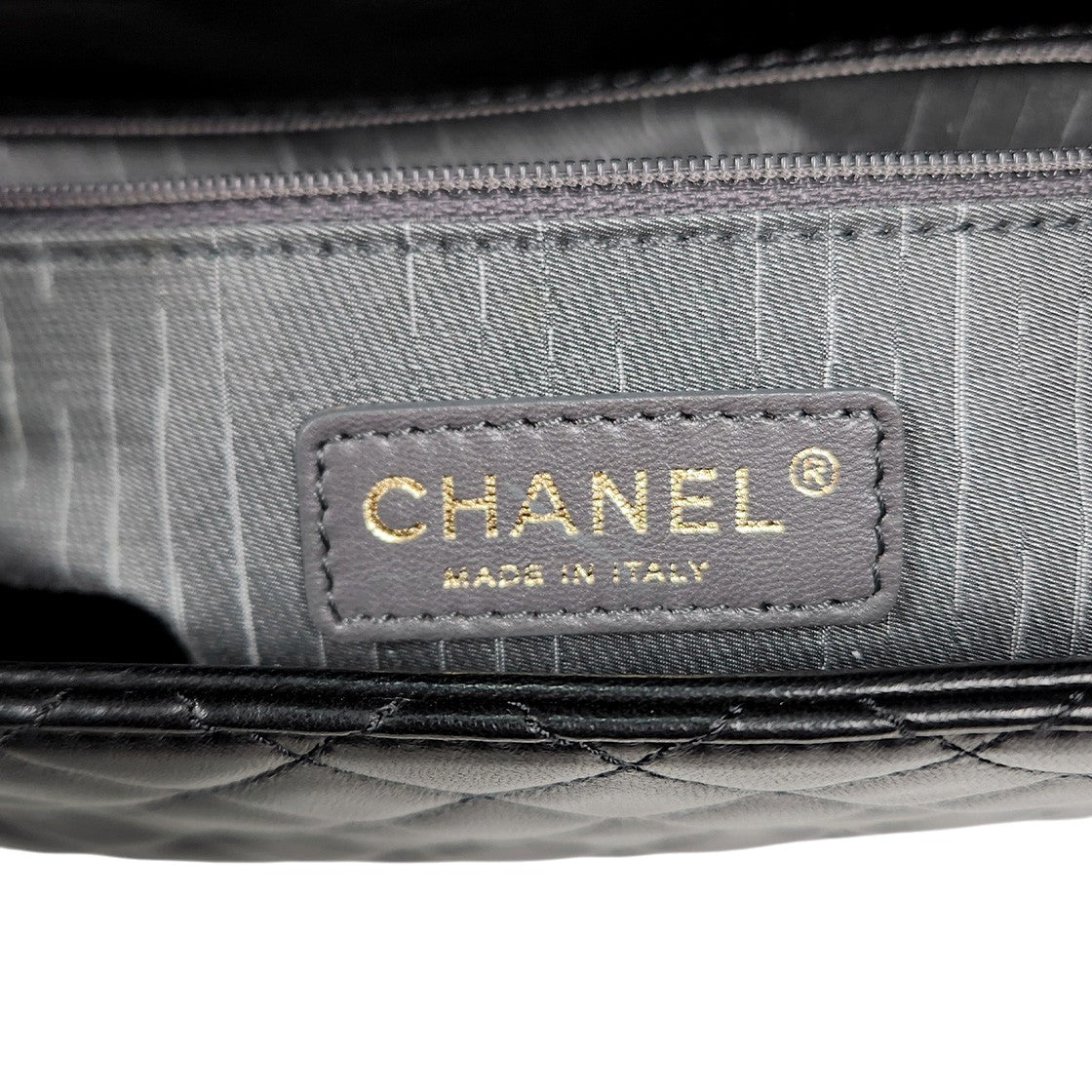 Chanel Black Lambskin Westminster Pearl CC Flap Bag