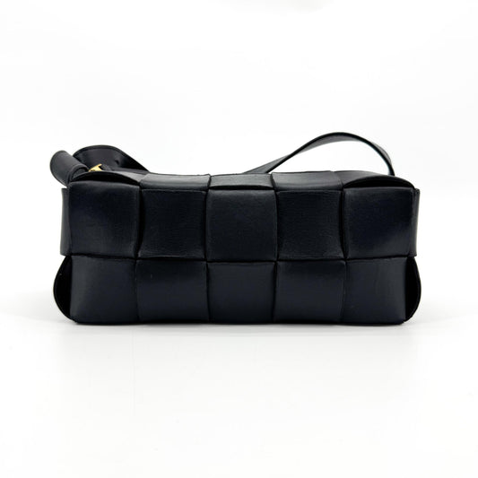 Bottega Veneta Small Brick Cassette Shoulder Bag Black