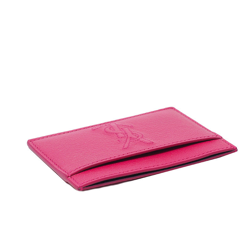 Saint Laurent 352908 Calfskin Quilted Card Holder