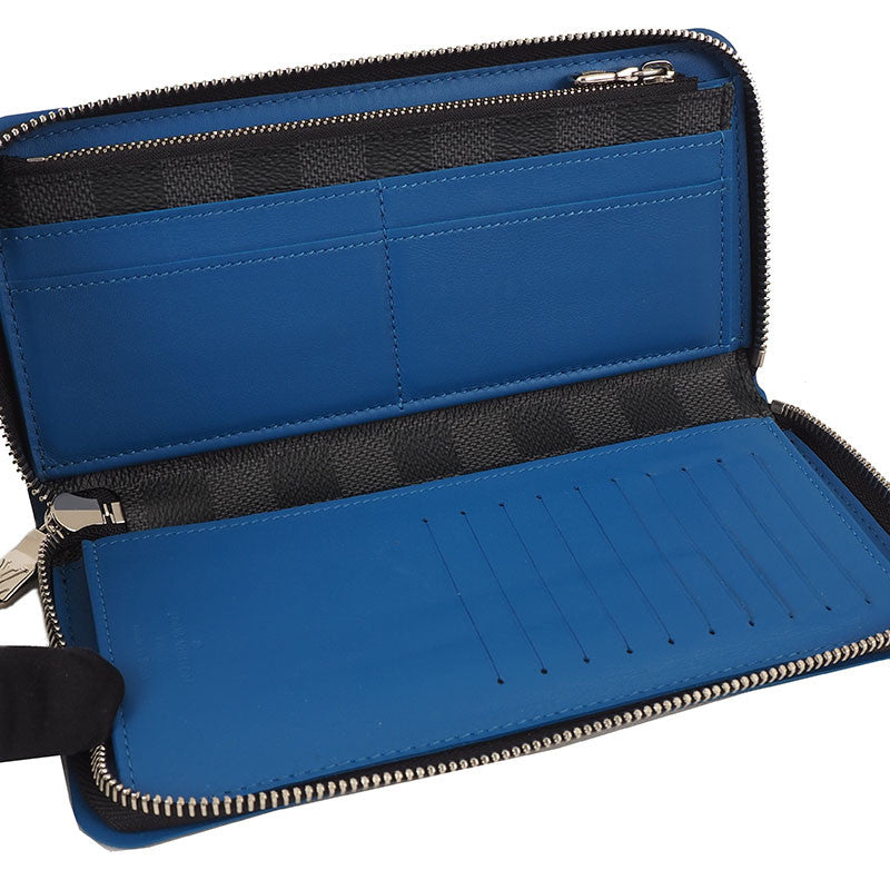 Louis Vuitton N64436 Damier Graphite Zippy Long Wallet