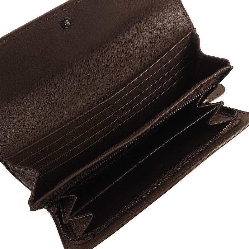 Bottega Veneta 150509 Intrecciato Flap Long Wallet