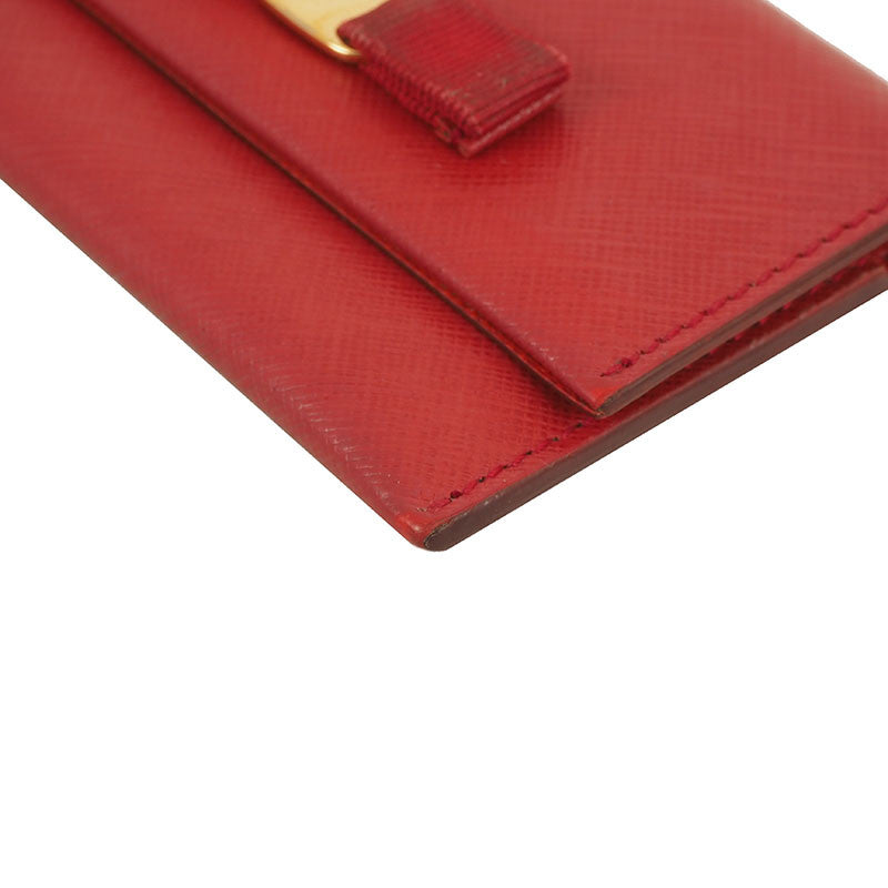 Ferragamo 22 C233 Vara Bow Card Holder