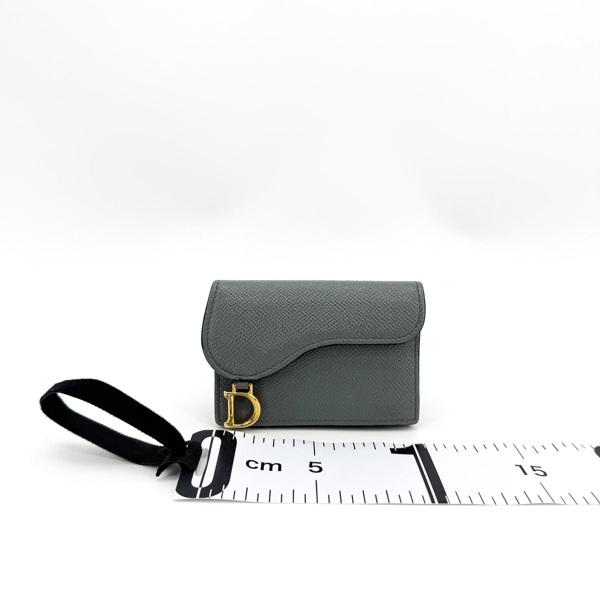 Dior Saddle Lotus Wallet Grey