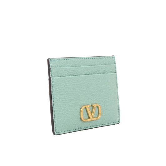Valentino V logo card wallet