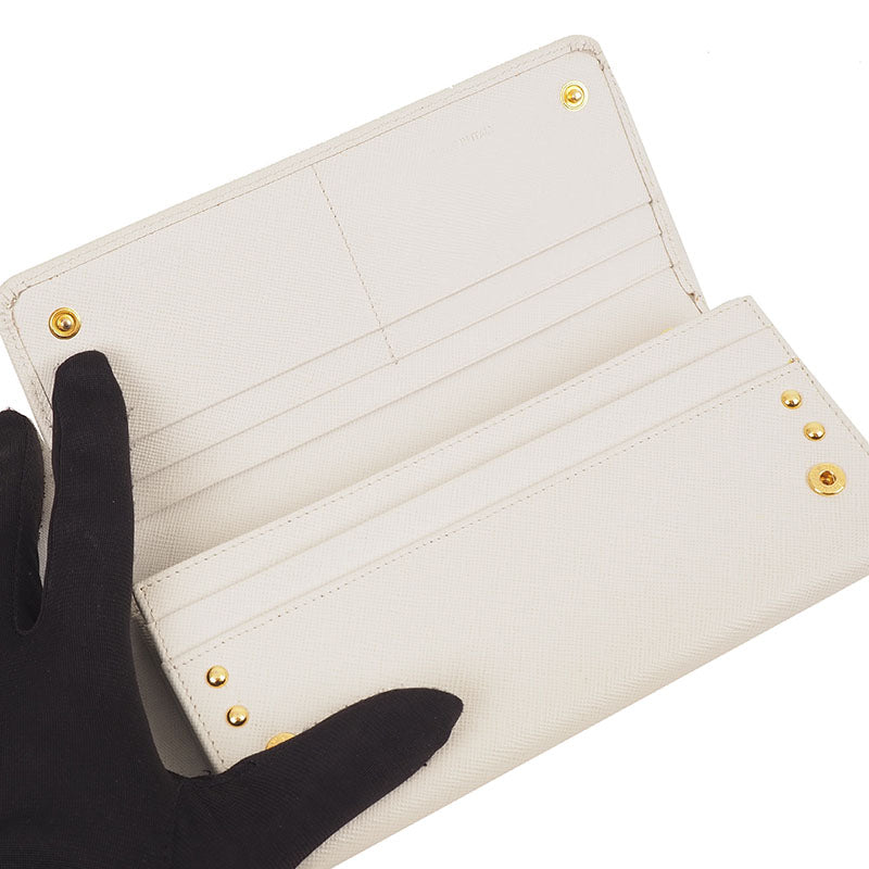 Prada 1M1132 Studded Long Wallet