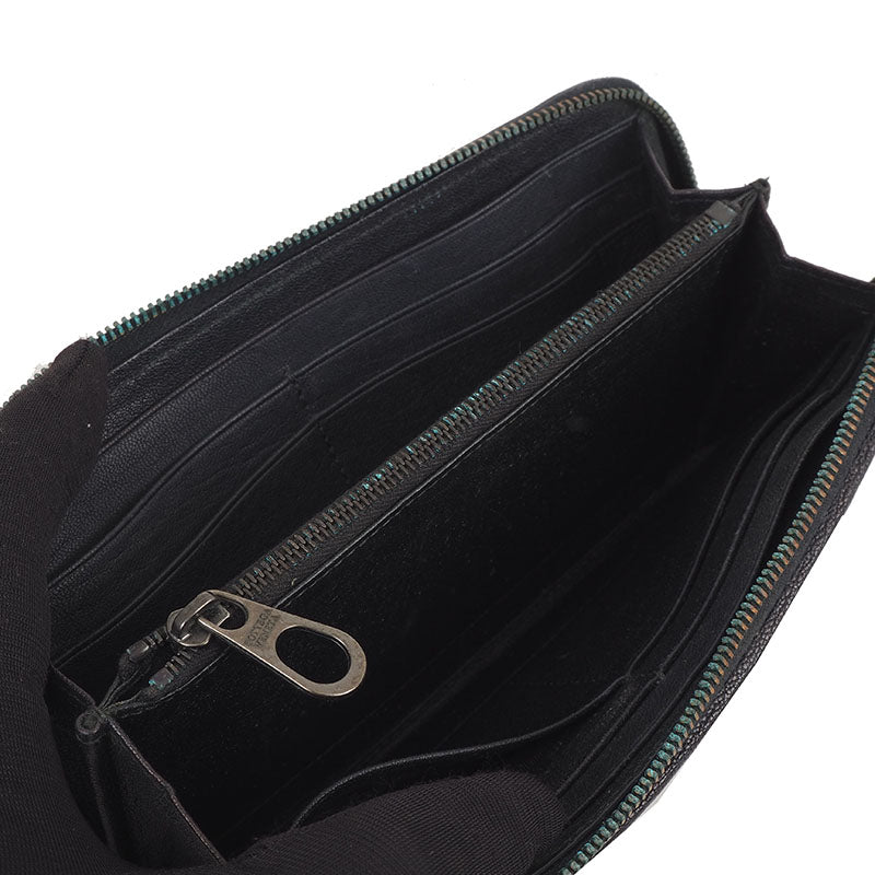 Bottega Veneta Intrecciato VN Zip Around Long Wallet