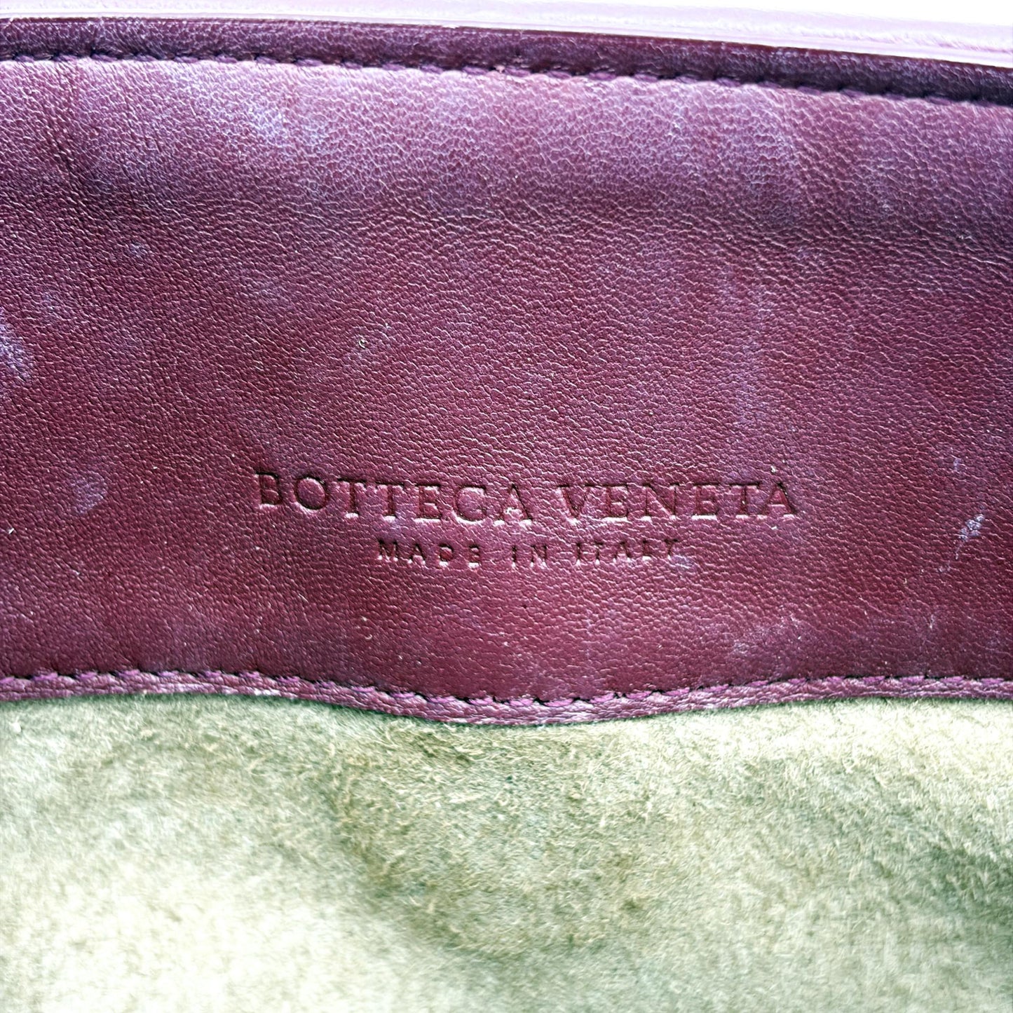Bottega Veneta Intrecciato Medium Olympia Bag Burgundy