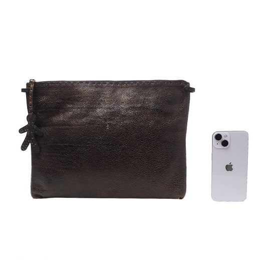 Henry Beglin zipper clutch bag