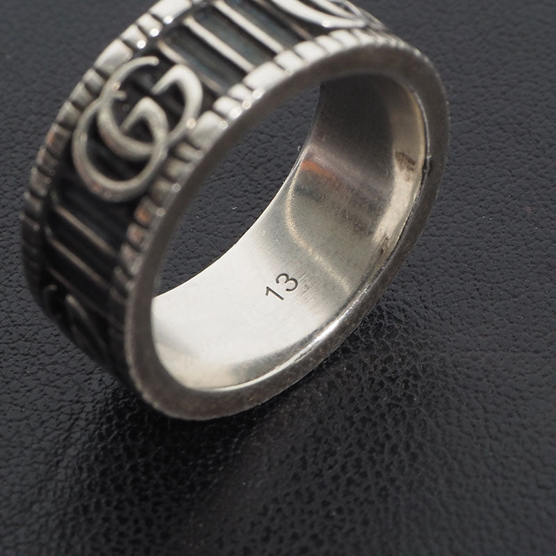 Gucci 551899 Marmont Double G Silver Ring