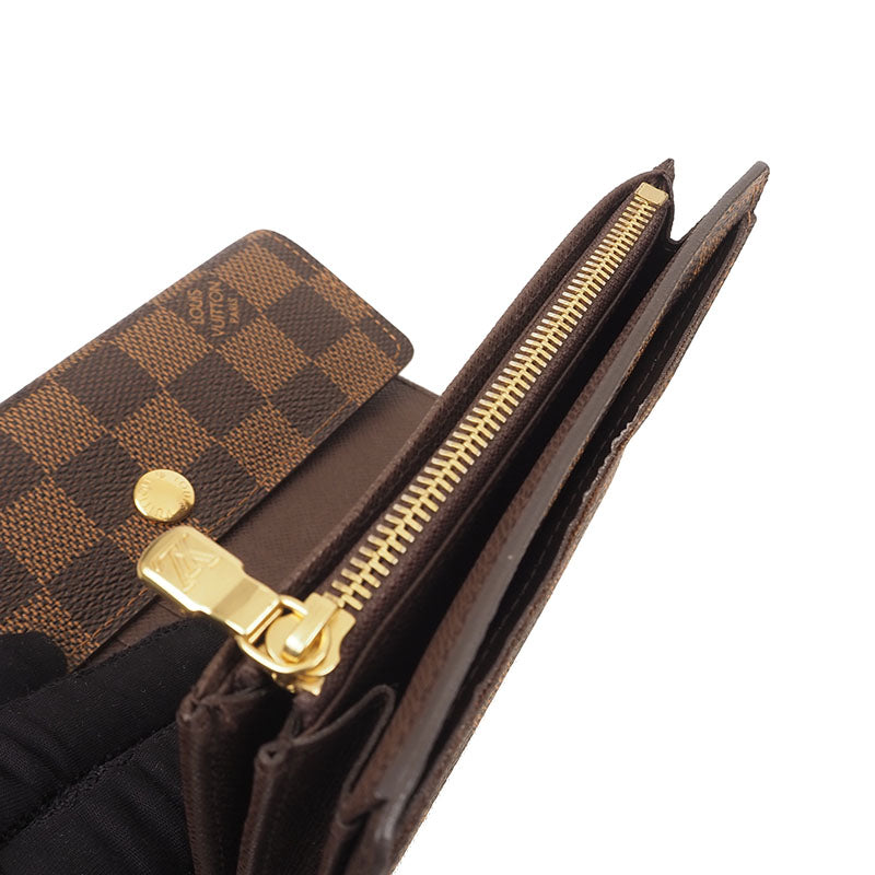 Louis Vuitton N63067 Damier Ebene Alexandra Medium Wallet