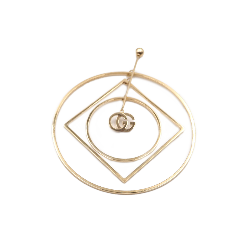 Gucci YBD619693001 Yellow Gold Running Single Earrings