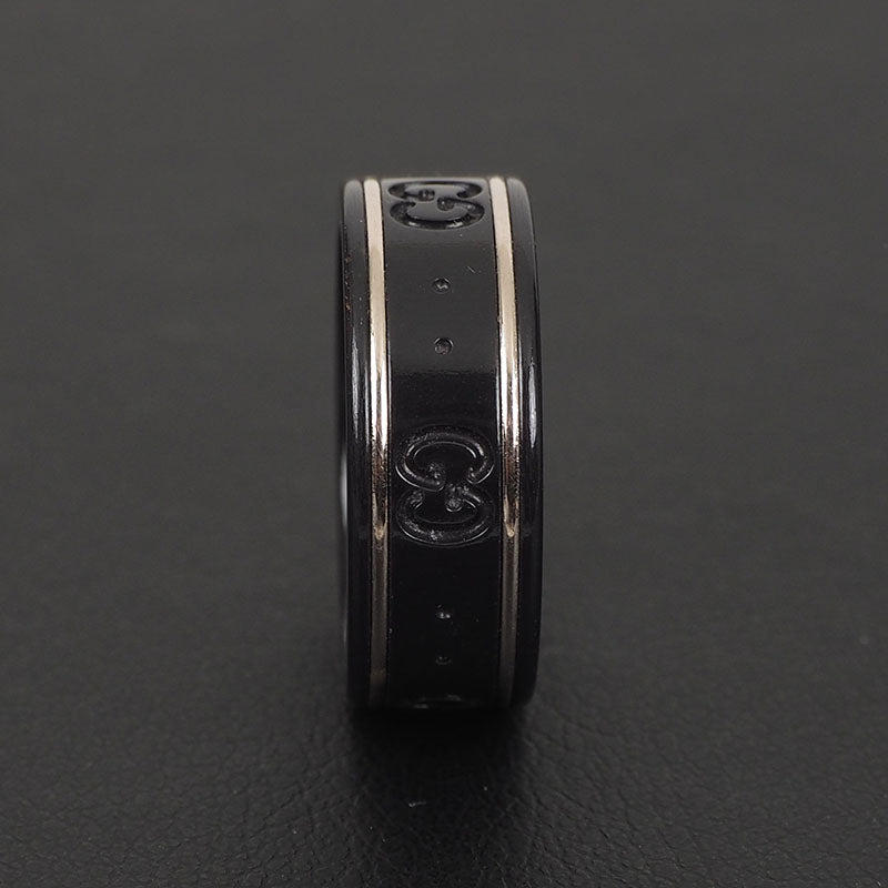 Gucci 225985 White Gold Icon Thin Ring