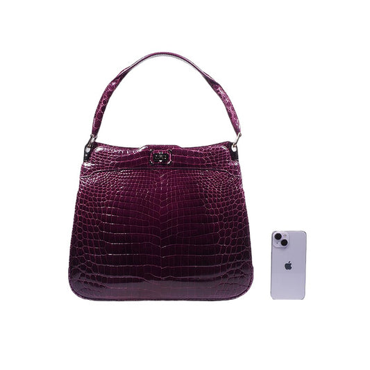 Kwanpen Crocodile Shoulder Bag