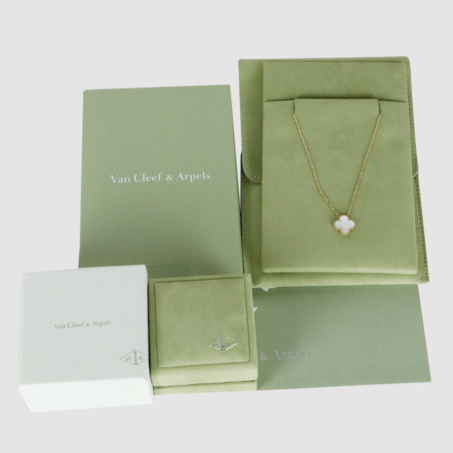 Anne Arpels Vintage Alhambra Mother-of-Pearl Necklace