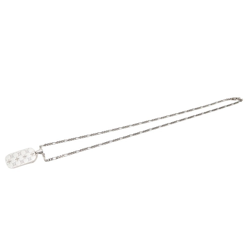 Gucci 728265 Silver Interlocking Bee Necklace