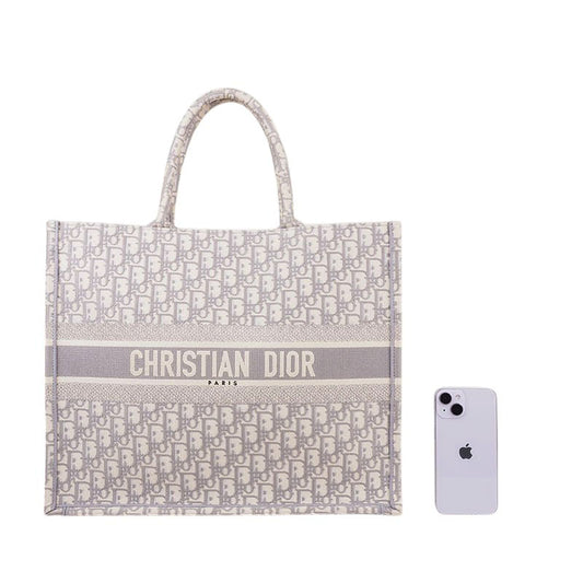 Dior M1286ZRIW Oblique Book Tote Large Tote Bag