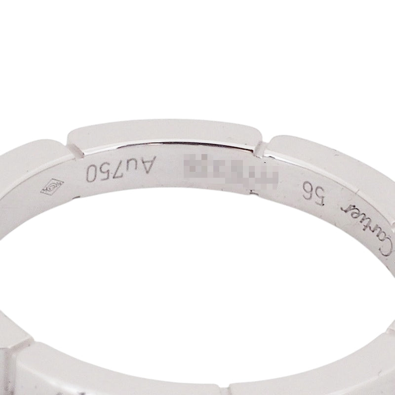 Cartier B4083500 White Gold Maillon Panthère Ring