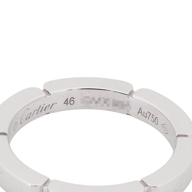 Cartier B4080400 White Gold Maillon Panthère Diamond Ring