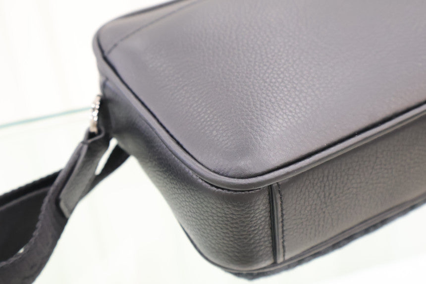 Oblique Mini Zipper Messenger Crossbody Bag