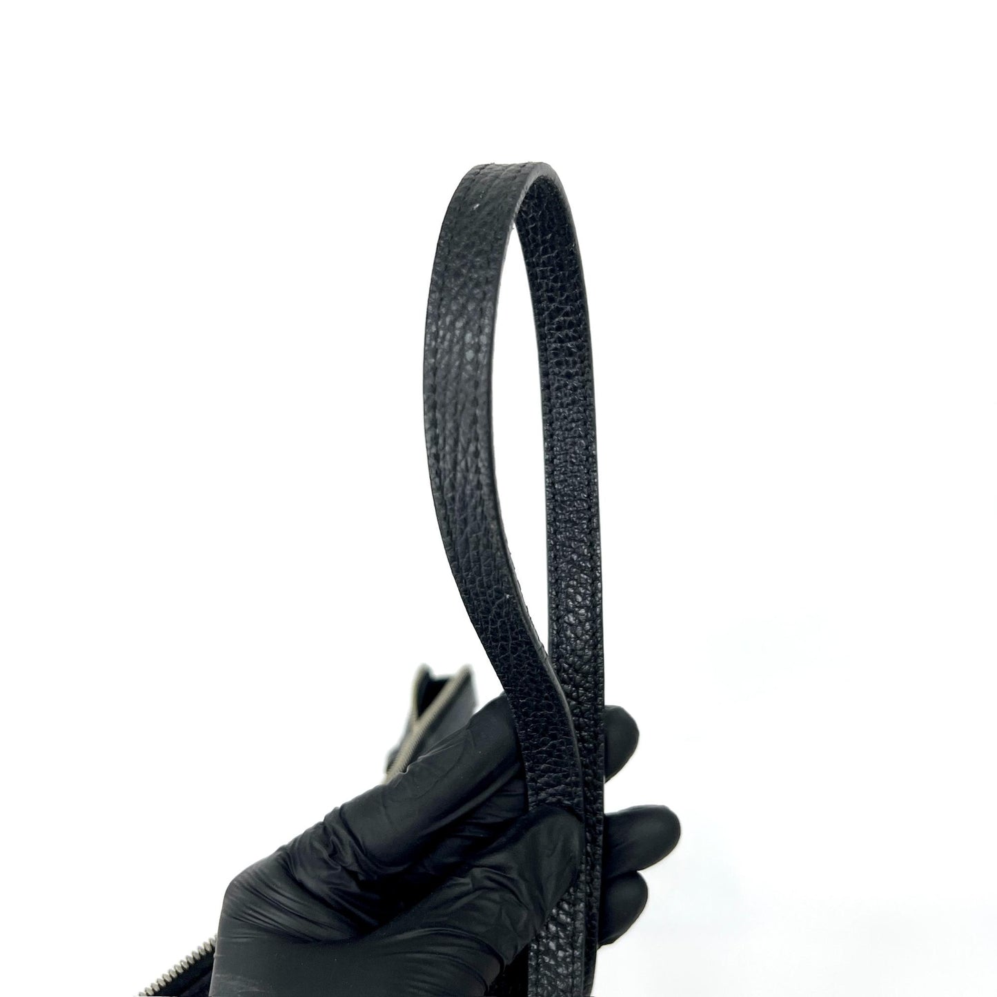 Gucci Interlocking G Medium Pebble Leather Tote Bag Black