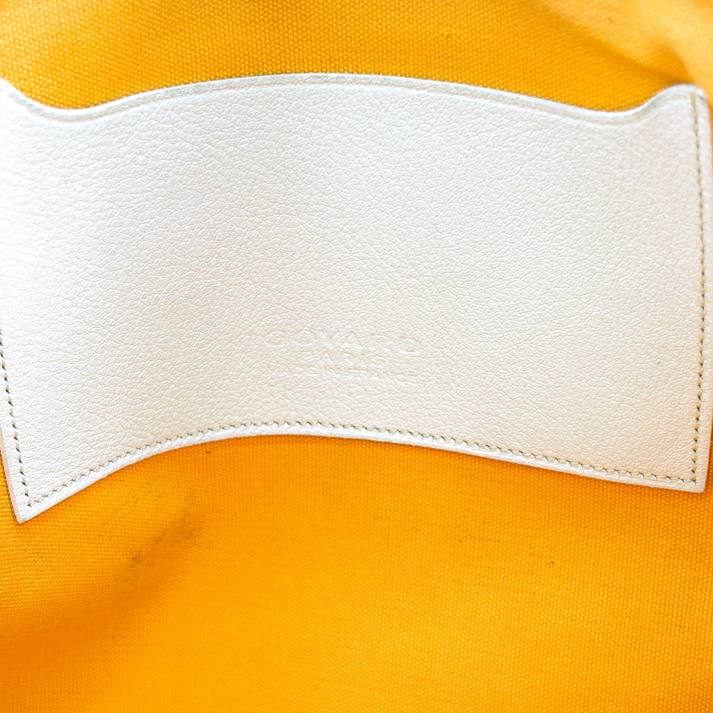 Goyard Senna Clutch GM White