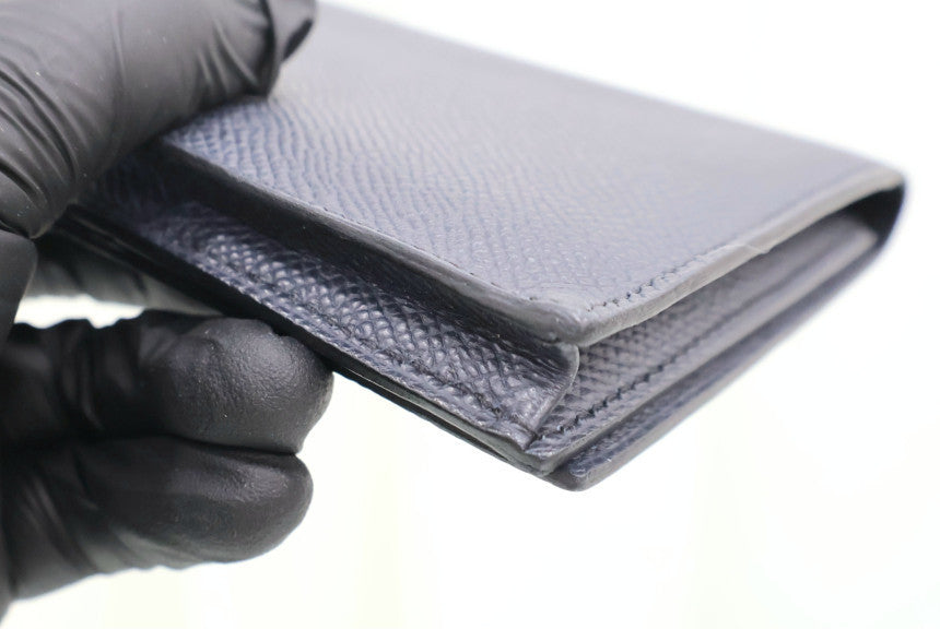 Beanne Long Wallet Epsom Navy Gold Hardware H039785CC7U