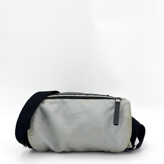 Chanel Sport Line Messenger Bag Grey Black