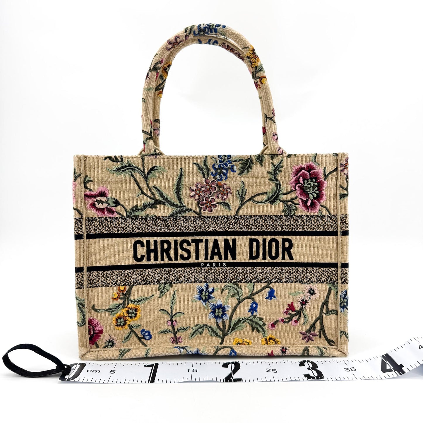 Dior Medium Book Tote Bag Beige