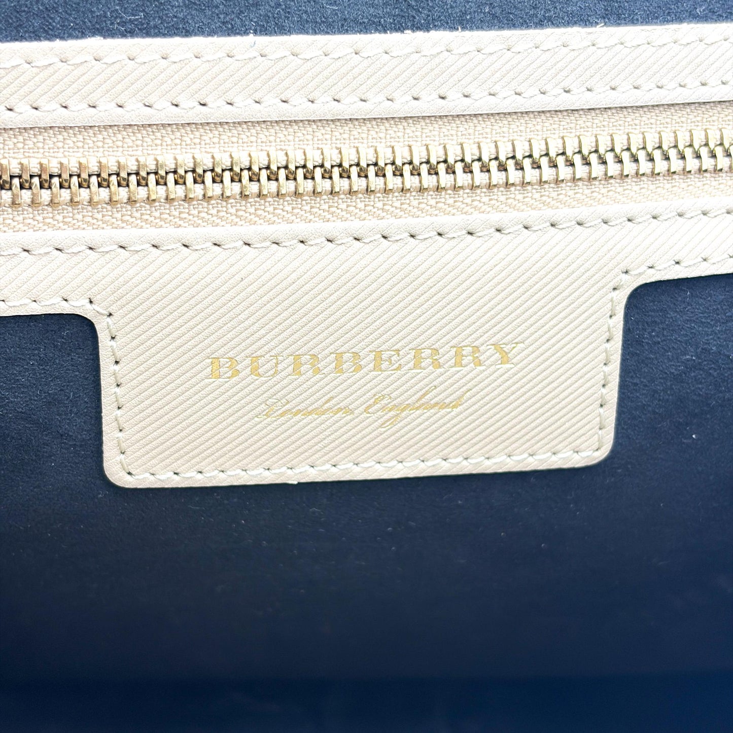 Burberry DK88 Medium Top Handle Bag Taupe