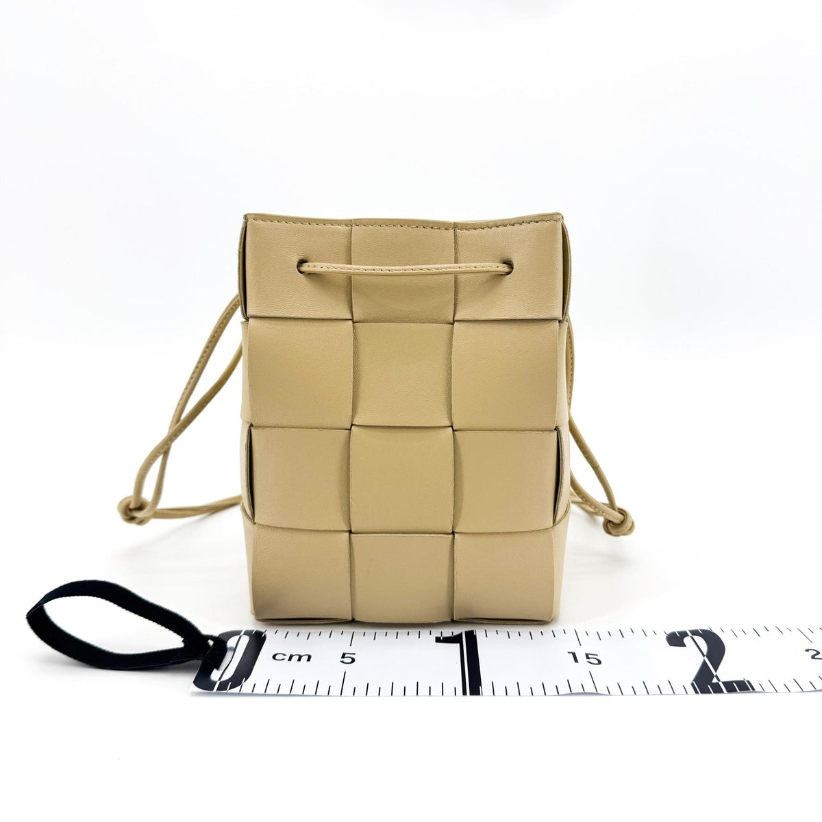 Bottega Veneta Small Cassette Bucket Bag Beige