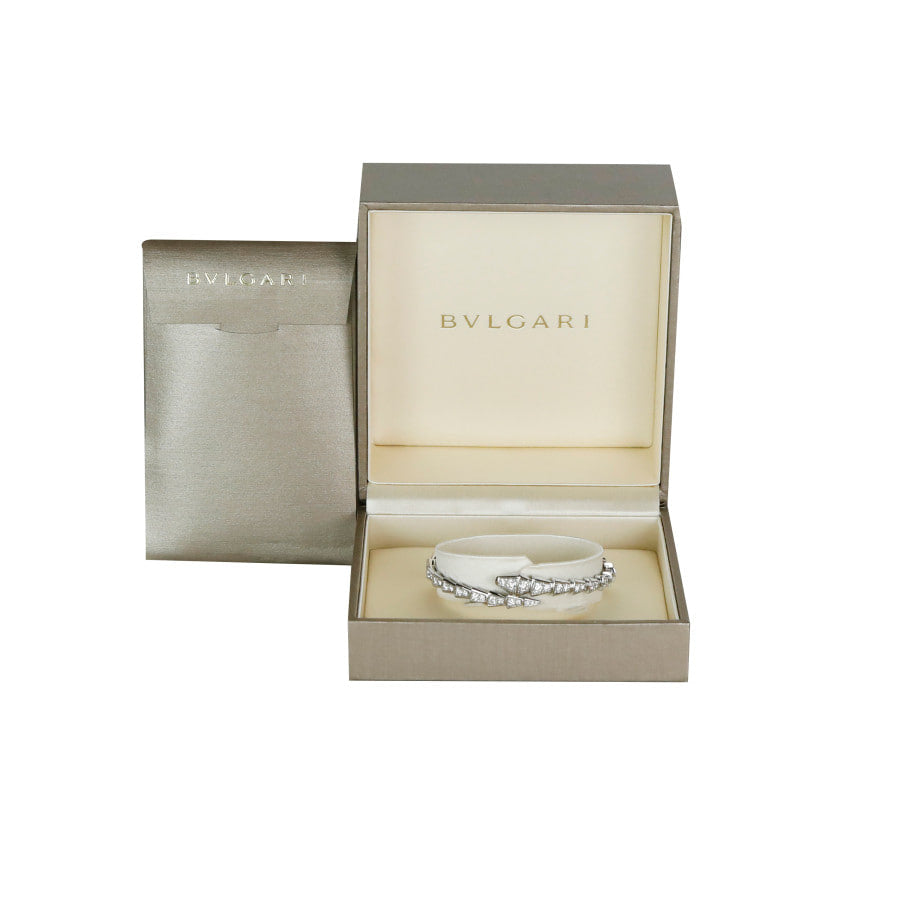 S Serpenti Viper Diamond White Gold Bracelet