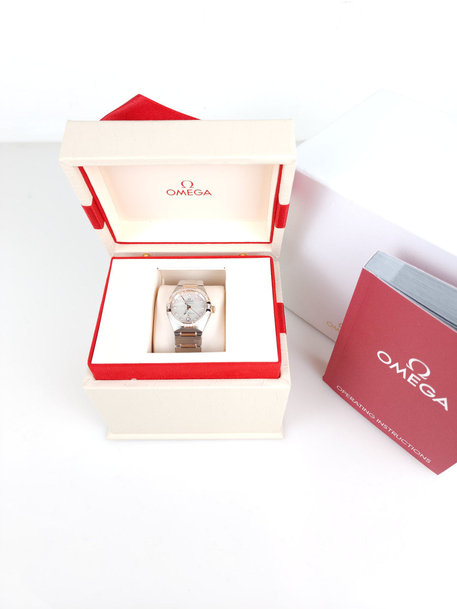 29 Constellation Bezel Diamond Mother-of-Pearl Dial Combination Metal Watch