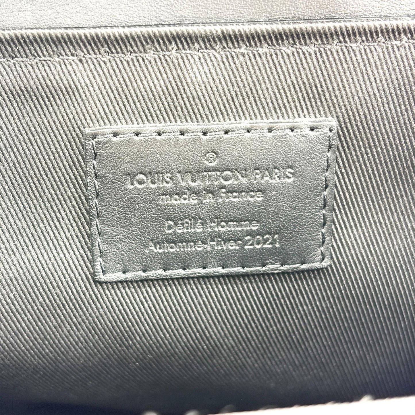 Louis Vuitton Monogram Taurillon Steamer XS Black