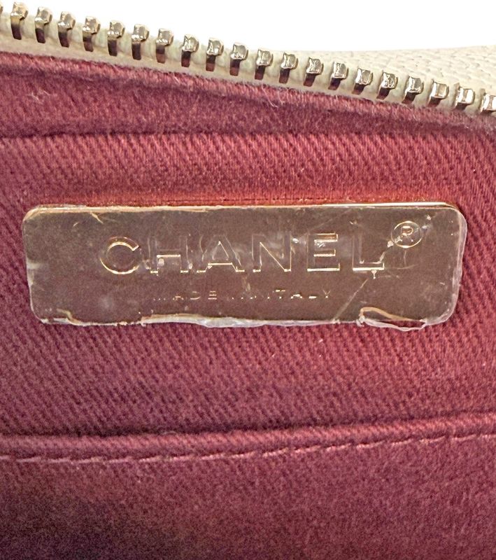 Chanel Beige Caviar Leather Belt Bag