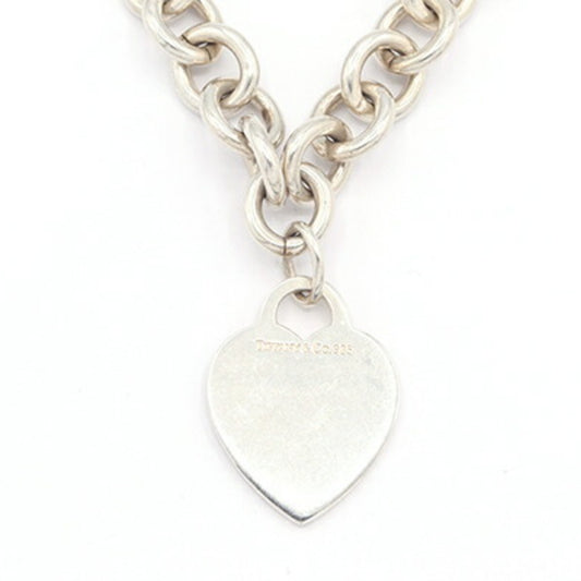 Tiffany & Co. Collier chaîne en argent sterling 925 avec pendentif cœur